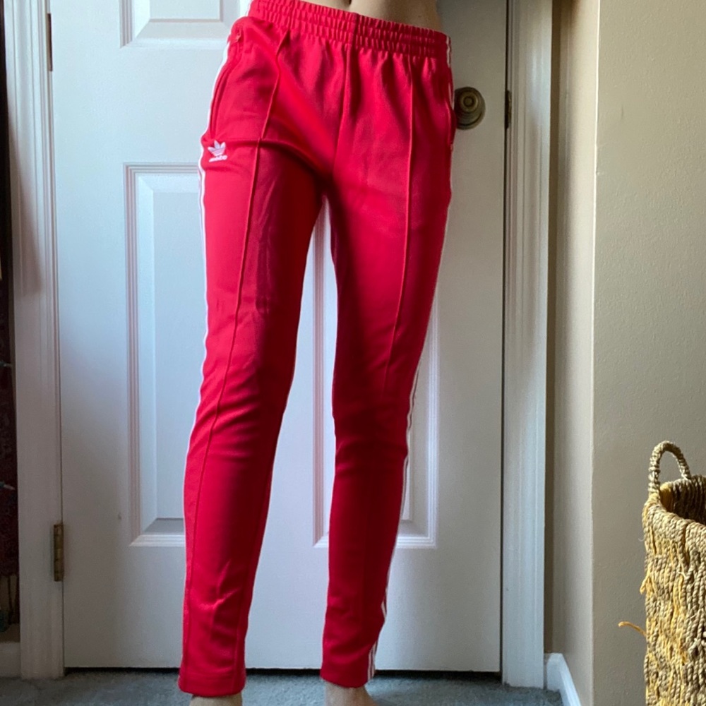 Red Adidas Joggers!